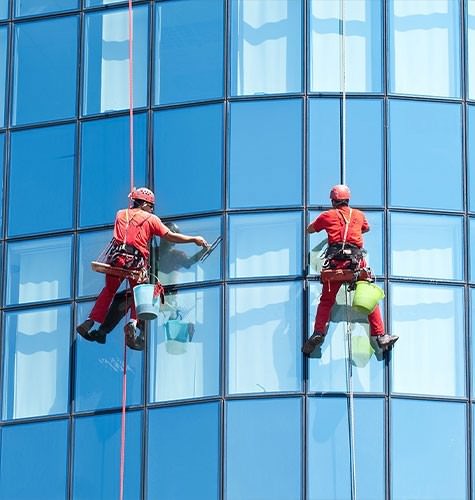 Мытье фасадов промальпинистами в Арзамасе
